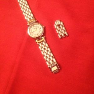 Rare Vintage Raymond Weil watch with extra links